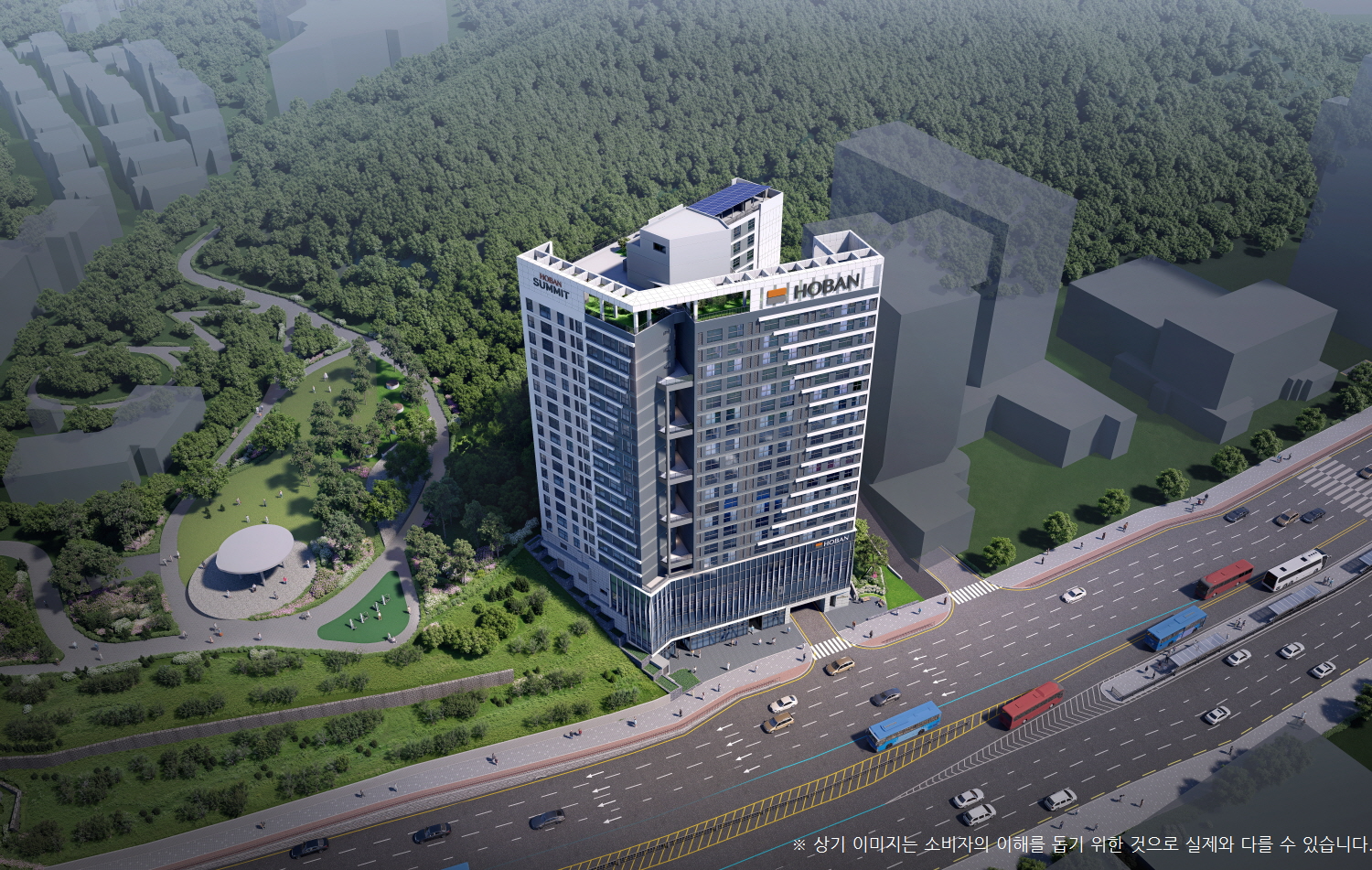 '호반써밋 양재' 조감도