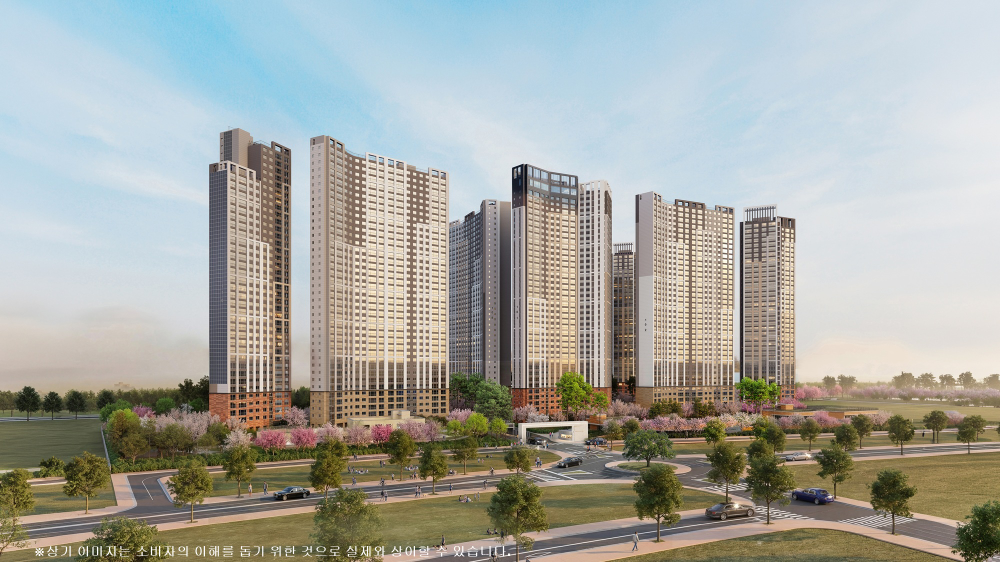 업성 푸르지오 레이크시티 주경투시도.(사진=대우건설)