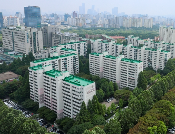 목동6단지 전경.