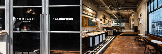 알스퀘어, 도산 상권에 카페와 신발 매장 결합 복합 매장 선봬