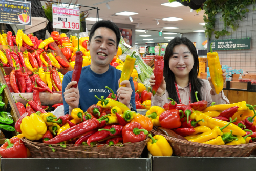 롯데마트, 고당도 파프리카 ‘트리벨리’ 판매 돌입