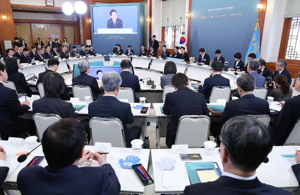 이재명 대통령, 규제합리화위원회 발언(사진=연합뉴스)