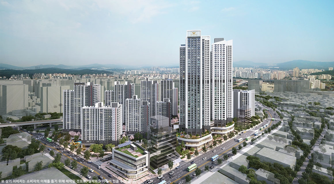 구리억 롯데캐슬 시그니처 조감도.