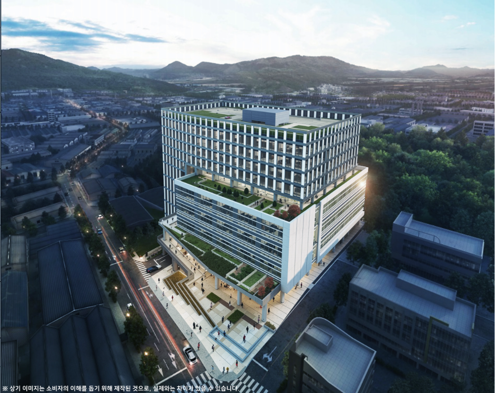 서대구복합지신산업센터 조감도.