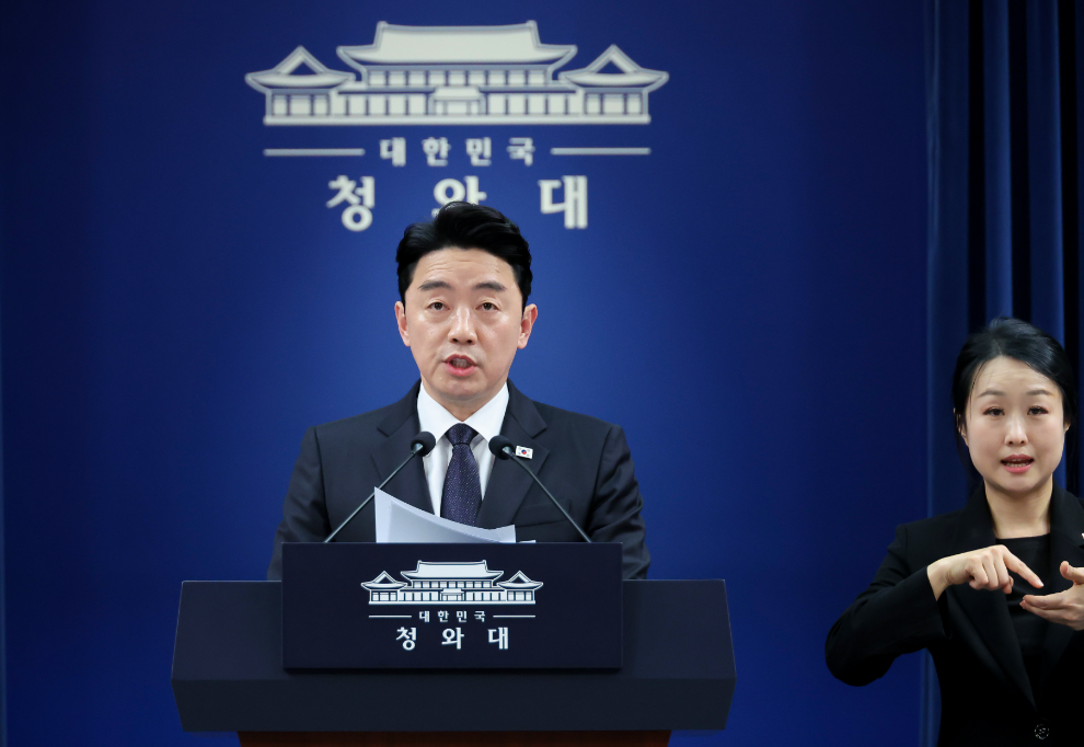 강훈식 비서실장, 대통령특사 활동 브리핑(사진=연합뉴스)