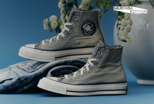 무신사-컨버스, 2000아카이브스 연결한 협업 에디션 단독 발매…자개·매듭 디테일 K-빈티지 스니커즈