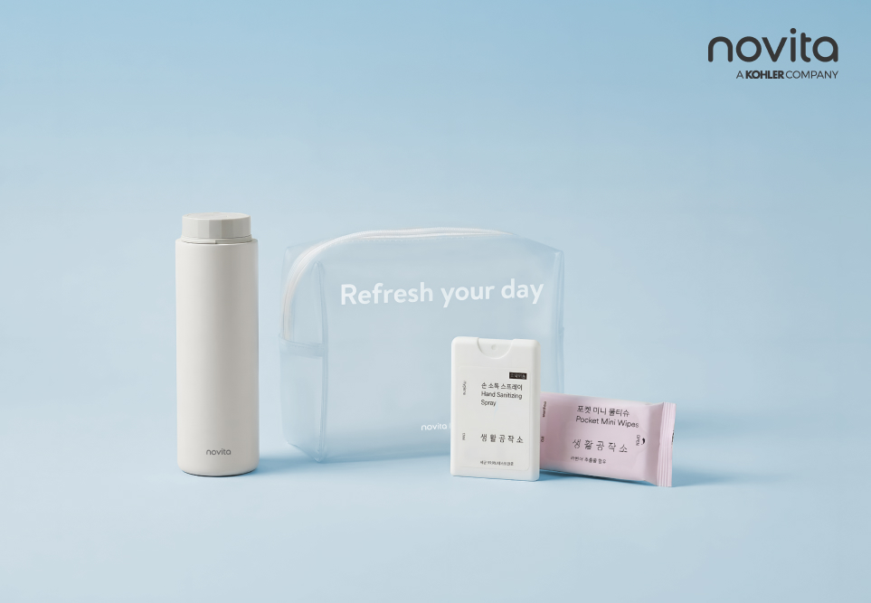 노비타 외출 및 여행용 휴대용비데 트래블키트 출시