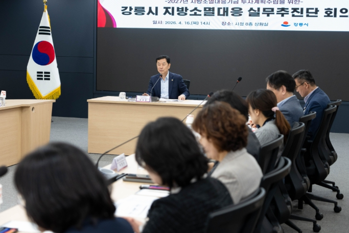 지방소멸대응기금 실무추진단 회의