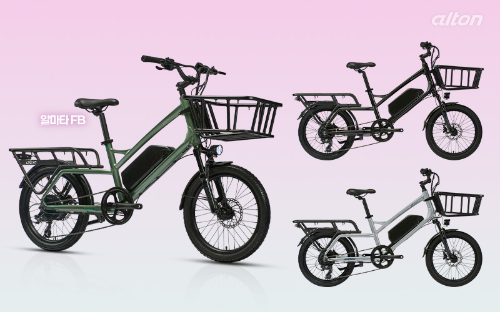 알톤, 최대 적재 140kg 카고형 전기자전거 ‘알마타 FB’ 선보여…500W 모터·20Ah 배터리 탑재