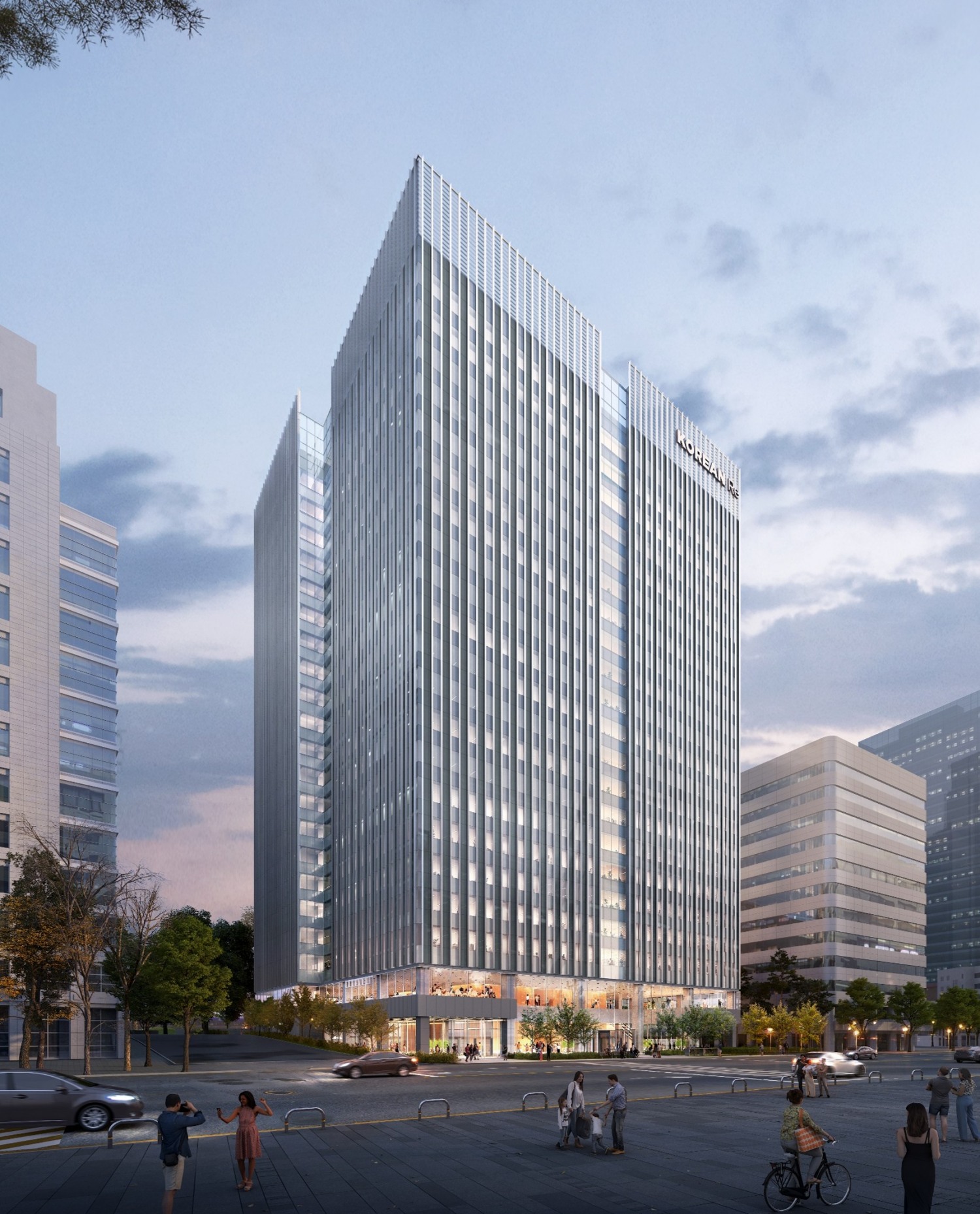 ‘코리안리재보험 신사옥’ 조감도.(사진=DL이앤씨)