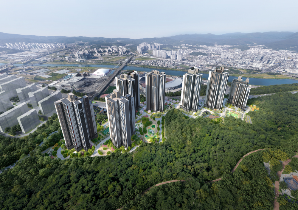 경기광주역 롯데캐슬 시그니처 1단지 조감도.(사진=롯데건설)