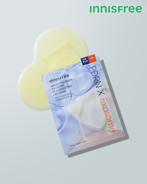 이니스프리 탄력 관리 돕는 그린티 PDRN 엑소좀 겔 마스크 선보여