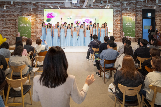 코웨이 물빛합창단, 장애인의 날 맞아 ‘제4회 런치콘서트’ 개최
