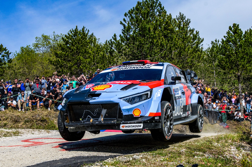 2026 WRC 크로아티아 랠리서 현대 쉘 모비스 월드 랠리팀.(사진=한국타이어)