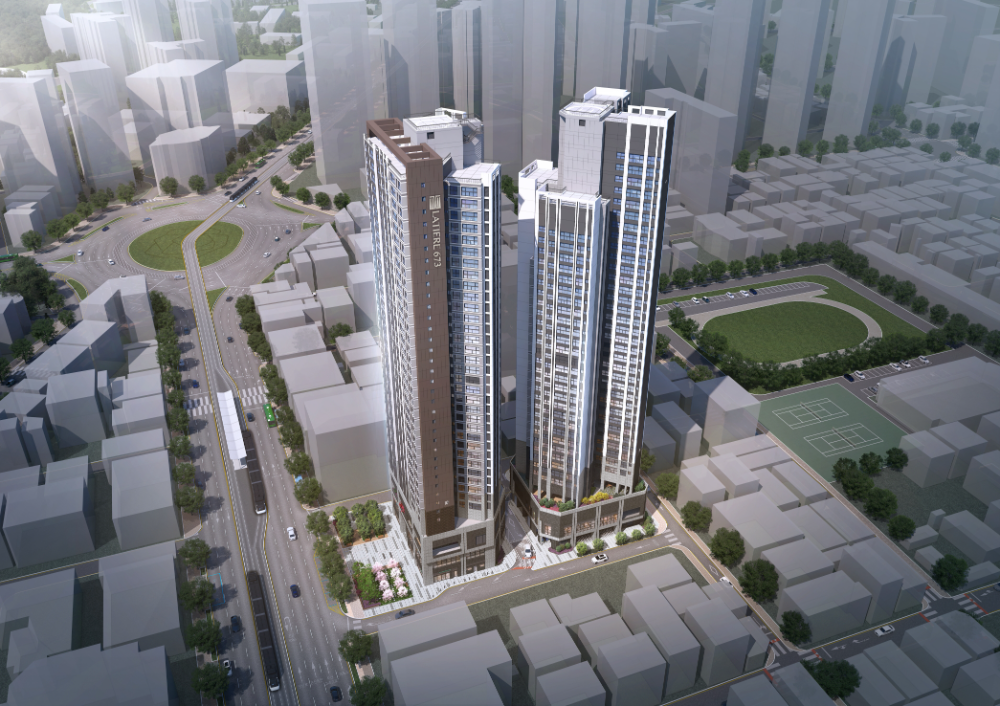 문수로 라티에르 673 조감도.