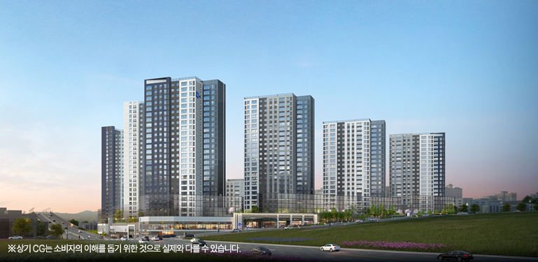 두산위브 트리니뷰 구명역 투시도.(사진=두산건설)