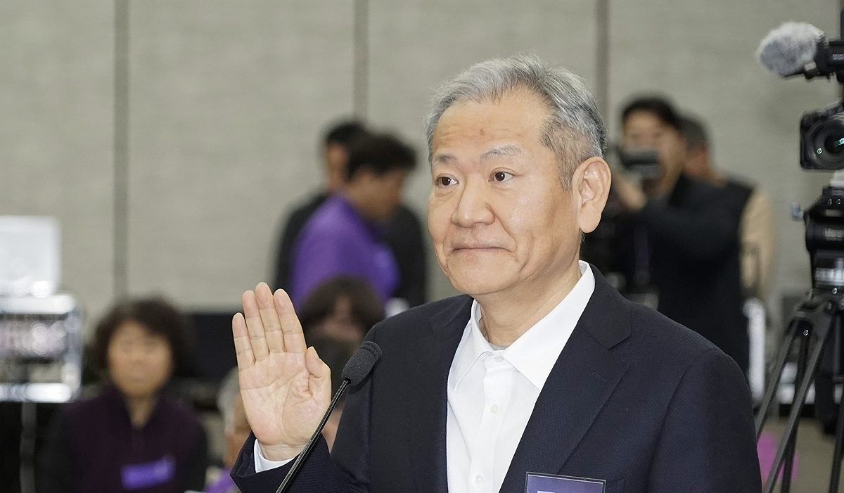 증인선서하는 이상민 전 행정안전부 장관(사진=연합뉴스)
