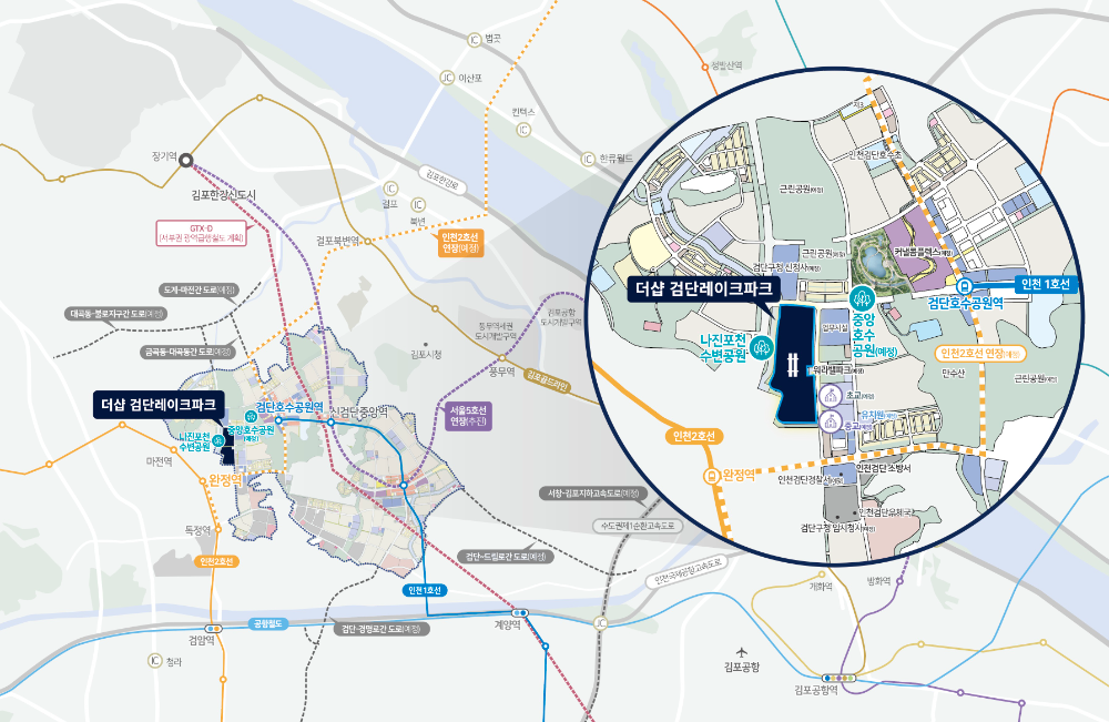 더샵 검단레이크파크 위치도.(사진=포스코이앤씨)