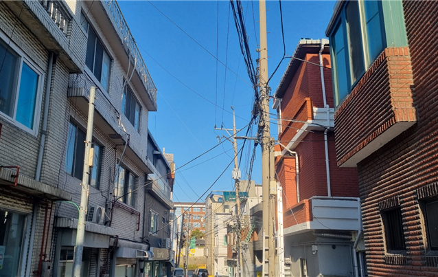 공중케이블 정비사업 관련 현장사진