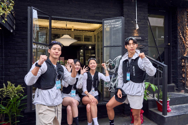 몽클로스, 김은서 코치와 한남동 러닝 코스 운영