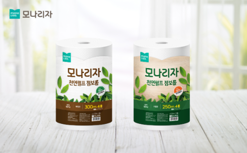 모나리자, 점보롤 화장지 2종 선보여…250m·300m 구성