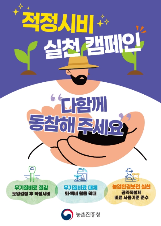 논산시, 과학적 시비관리