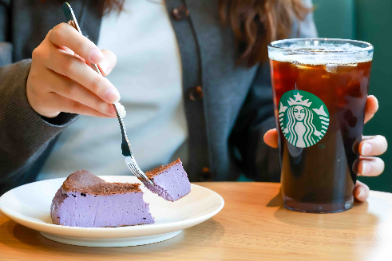스타벅스, 우베 바스크 치즈 케이크 전국 확대…선출시 100개점→전체 매장