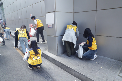 노랑풍선, 2026 이순신 축제 앞서 중구 일대 플로킹 봉사