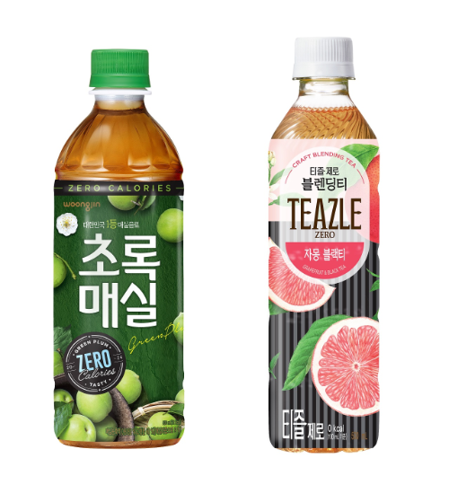 웅진식품, 유튜버 쯔양 협업 패키지 26일 공개…초록매실 제로 등 44% 할인