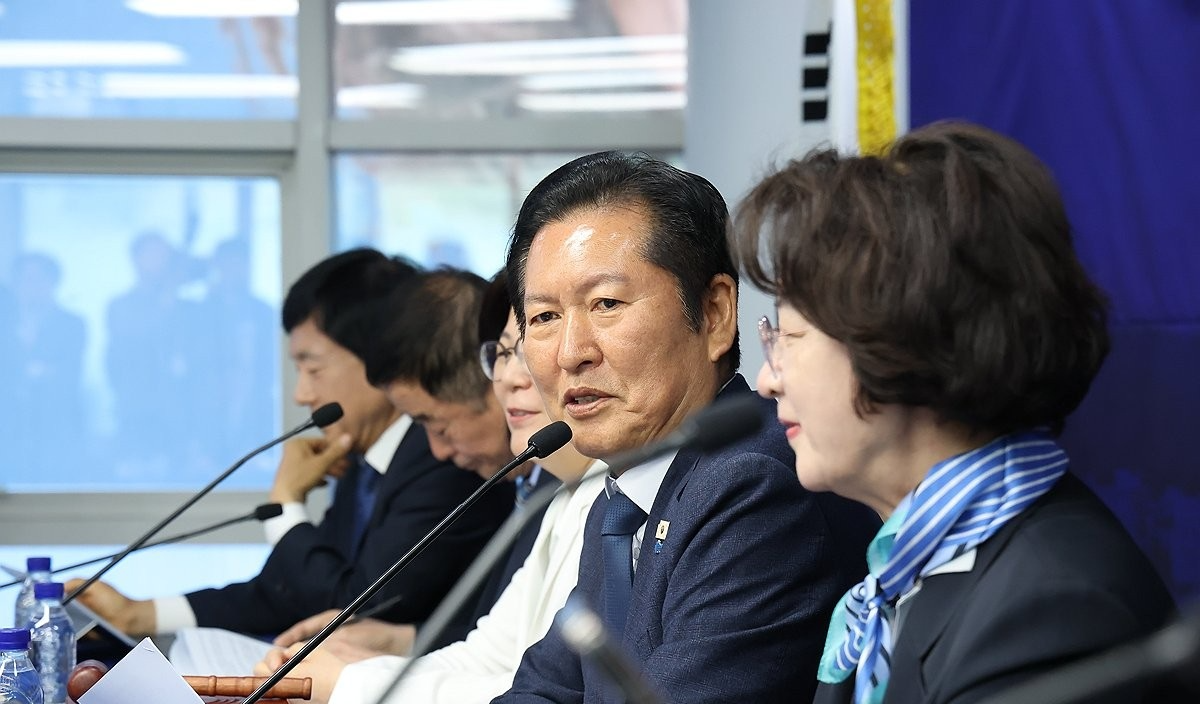 발언하는 정청래 대표(사진=연합뉴스)