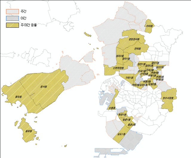 주차 개방 및 개방·공유 우선 지역