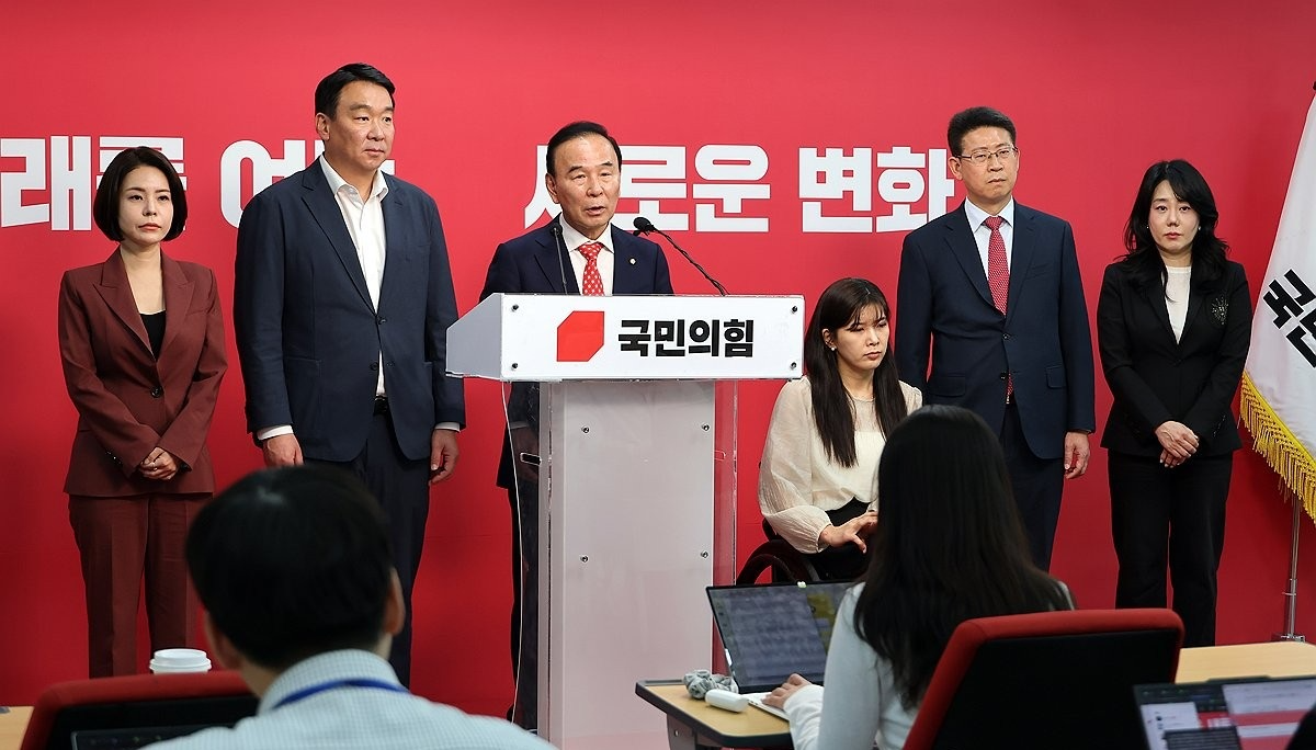 국민의힘 박덕흠 공천관리위원장(사진=연합뉴스)