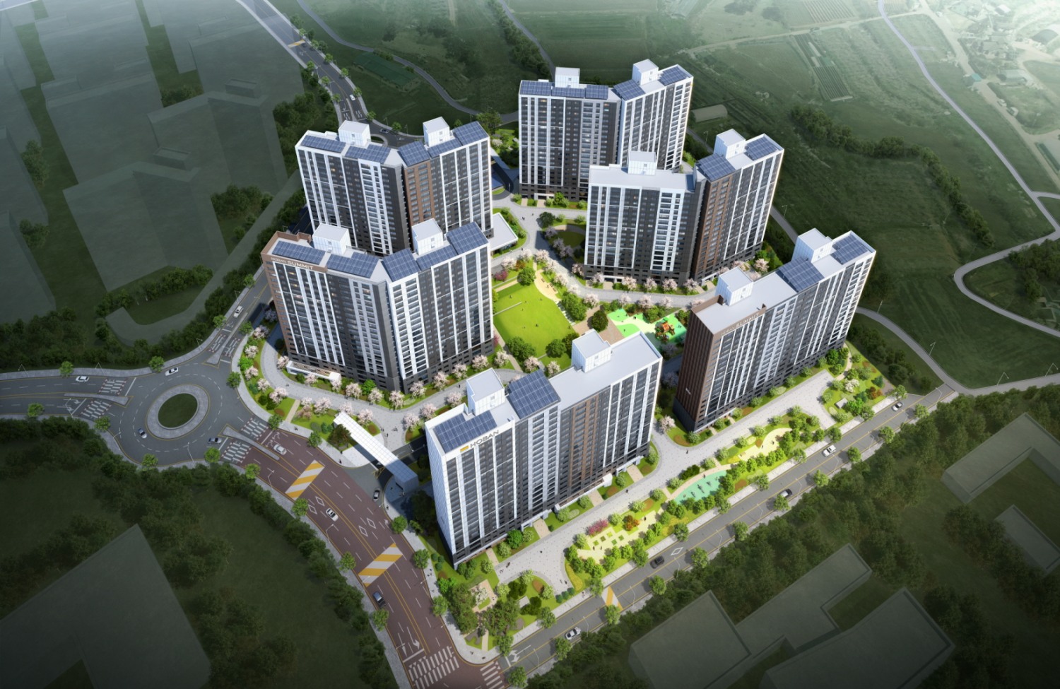 첨단3지구 A8블록 ‘호반써밋 첨단3지구’ 조감도