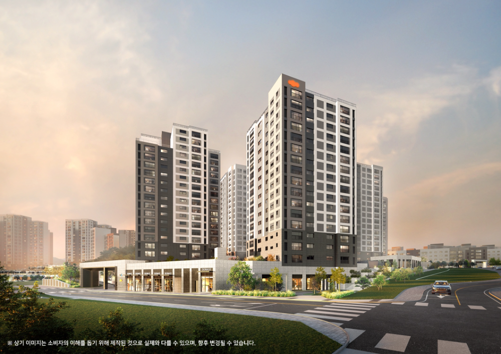 안양 에버포레 자연& e편한세상_투시도.