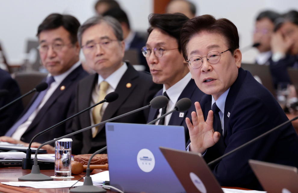 이재명 대통령, 국무회의 발언(사진=연합뉴스)