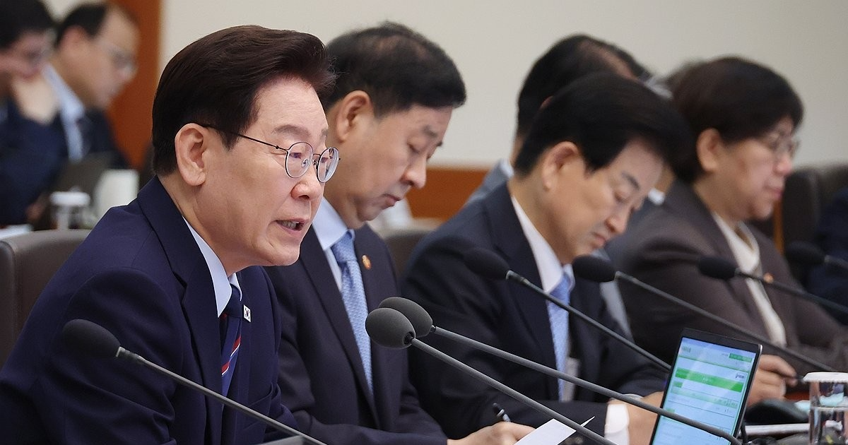 이재명 대통령, 국무회의 발언(사진=연합뉴스)