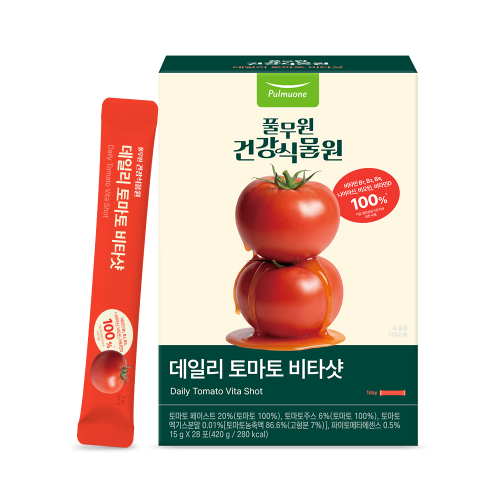 풀무원건강식물원, 토마토 착즙 기반 영양식 ‘데일리 토마토 비타샷’ 선보여