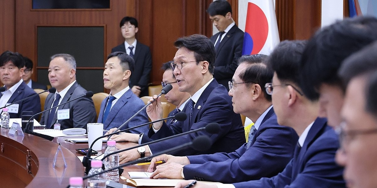 민관 대테러업무 혁신 TF 최종보고회의 주재하는 김민석 국무총리(사진=연합뉴스)