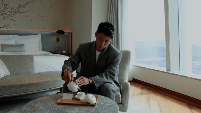 롯데호텔 글로벌 앰배서더 황희찬 선수.(사진=롯데호텔앤리조트)