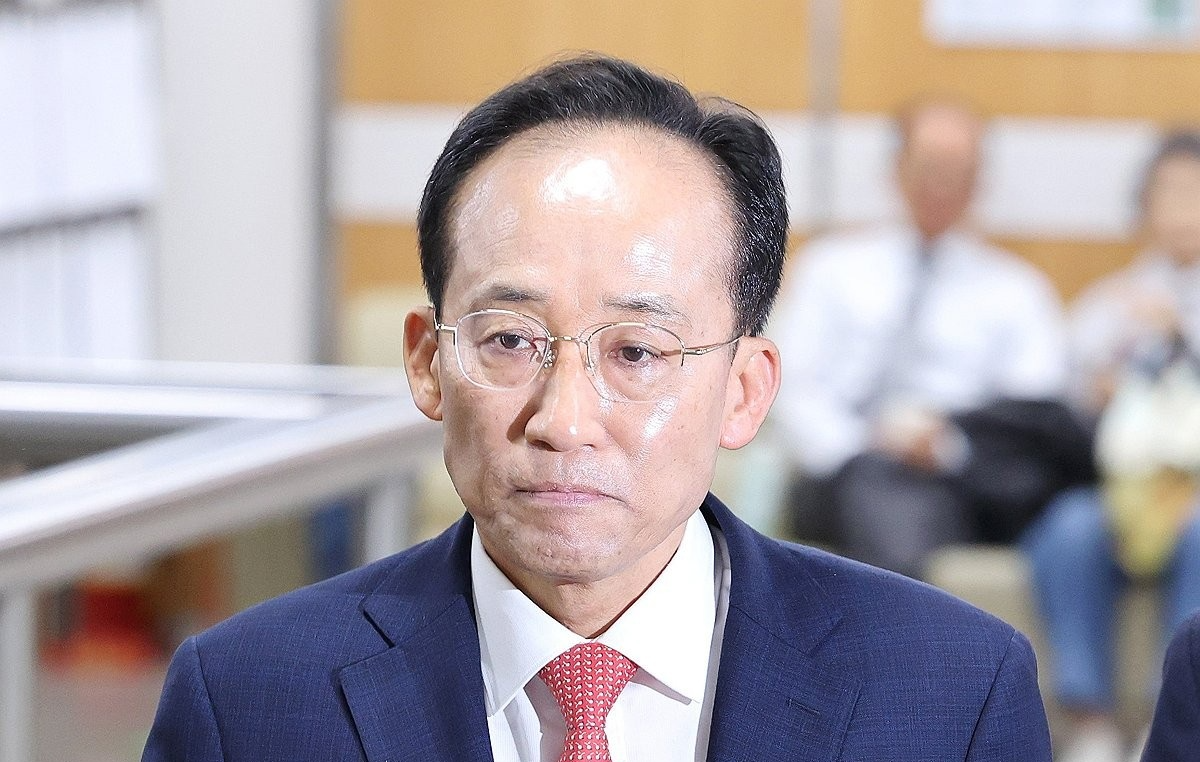 법정 향하는 추경호 전 국민의힘 원내대표(사진=연합뉴스)