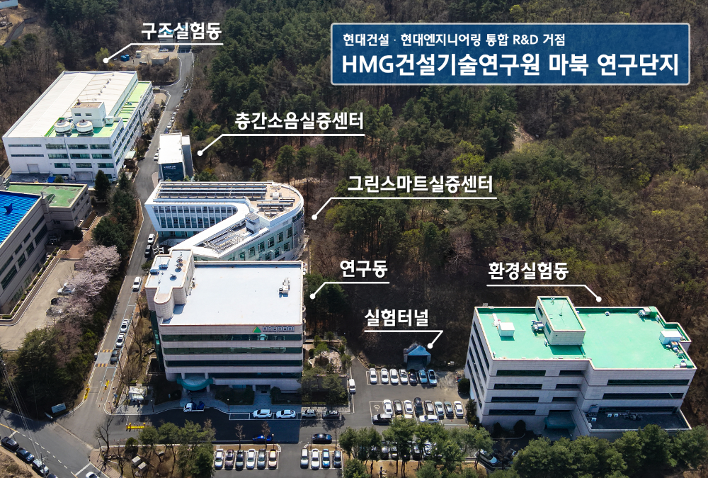 HMG건설기술연구원 마북 연구단지 전경.(사진=현대건설)