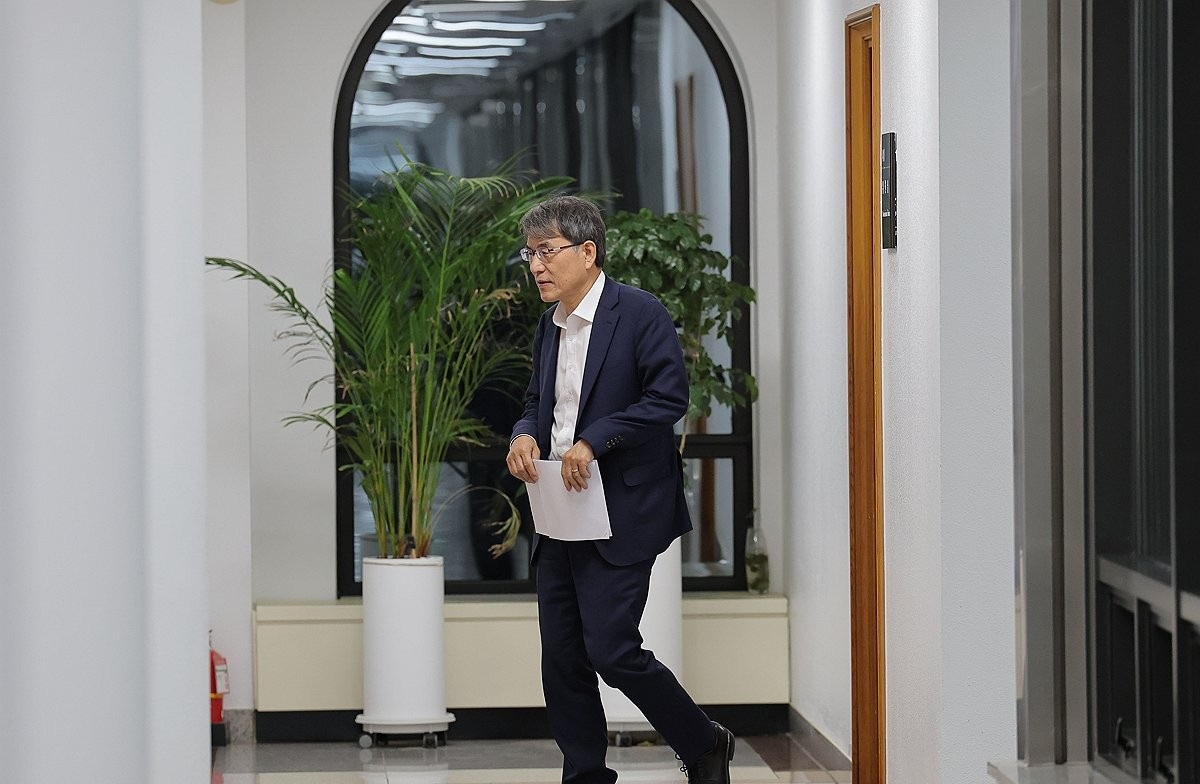 긴급위원회 마친 노태악 중앙선거관리위원장(사진=연합뉴스)