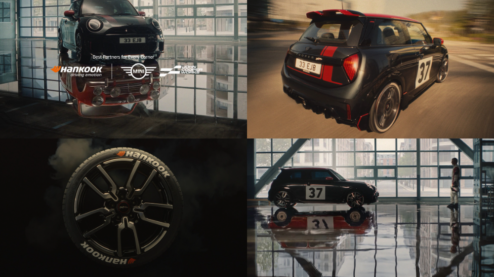Hankook Ventus x MINI JCW 브랜드 필름.(사진=한국타이어)