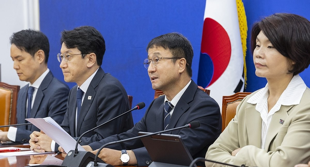 한병도 원내대표, 원내대책회의 발언(사진=연합뉴스)