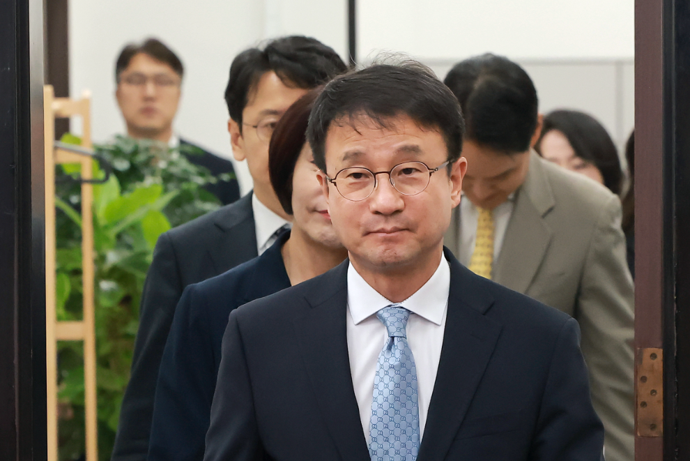 정책조정회의 참석하는 한병도 원내대표(사진=연합뉴스)