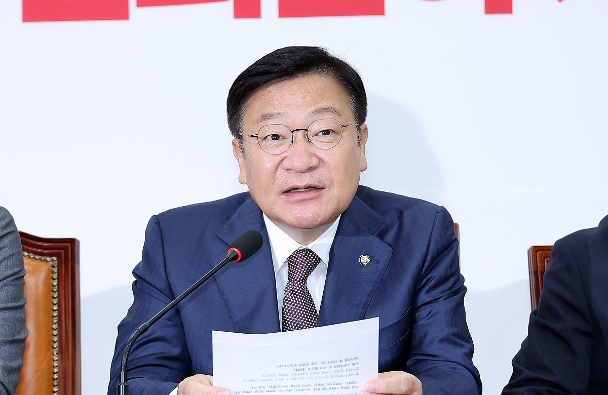 발언하는 국민의힘 정점식 원내대표(사진=연합뉴스)
