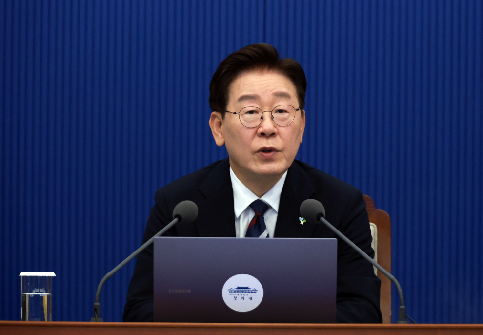 이재명 대통령, 수석보좌관회의 발언(사진=연합뉴스)