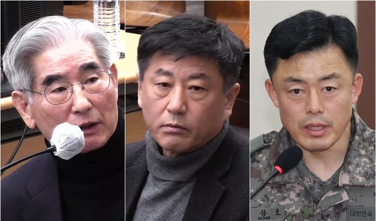 김용현 전 국방부 장관(왼쪽부터)과 노상원·문상호 전 정보사령관(사진=연합뉴스)