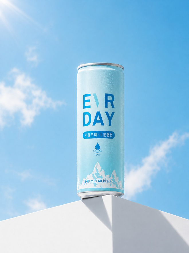 일화, 에버데이 이온 240ml 캔 출시 이미지. (사진=일화)