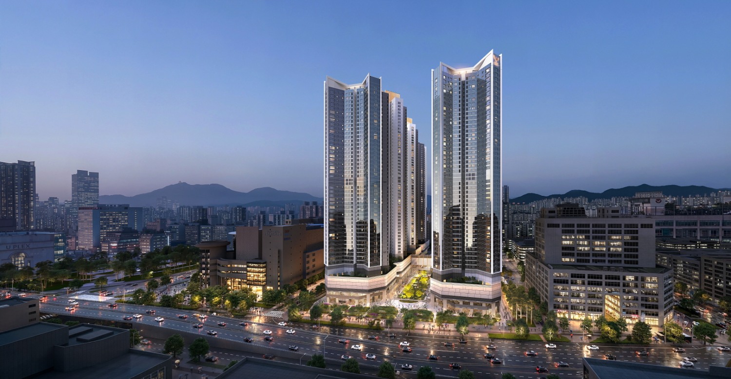 상동역 롯데캐슬 투시도.(사진=롯데건설)